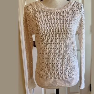 American Eagle Open Weave Cotton Sweater- XS
